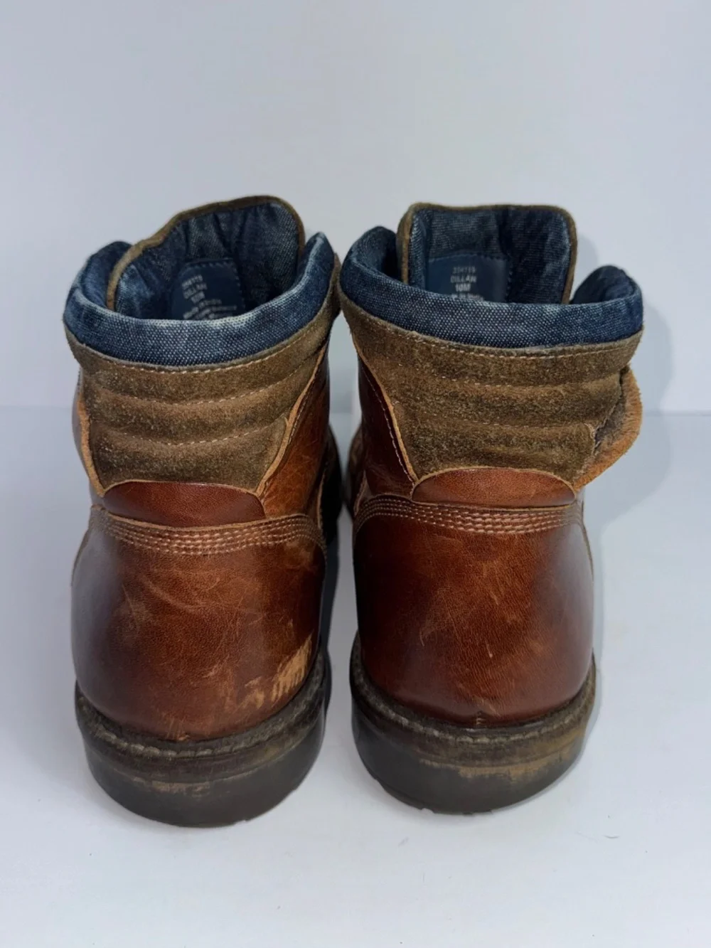 Franco Fortini Brown Cap Toe Boots Mens Size 10